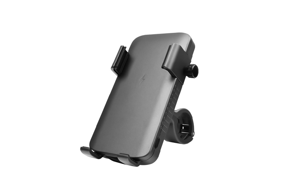 Mobile power supply bracket of intelligent bicycle